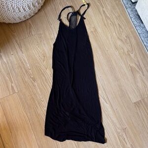 Black Sleeveless Maxi Dress
